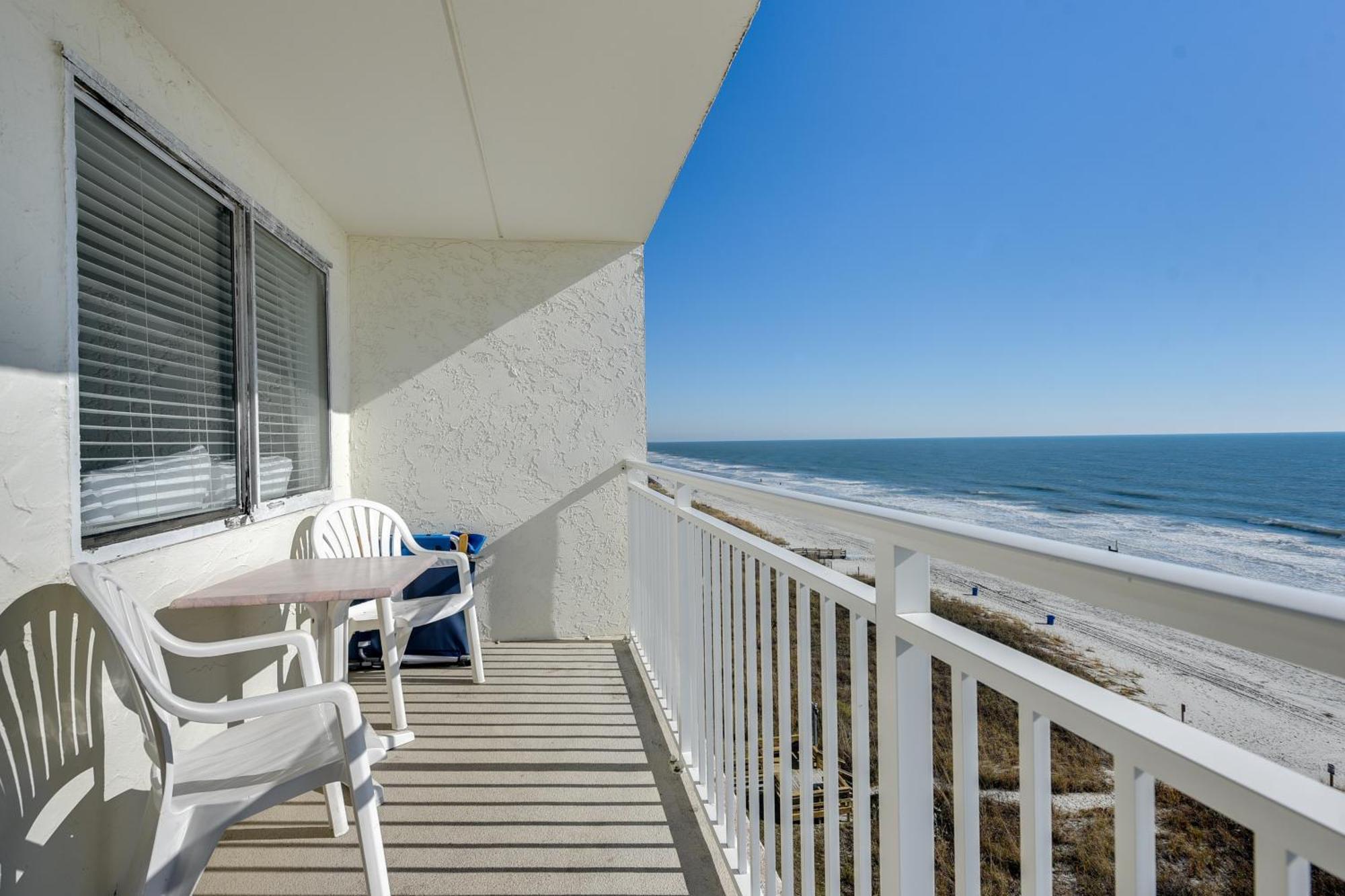 Oceanfront North Myrtle Beach Condo With Indoor Pool Exterior photo