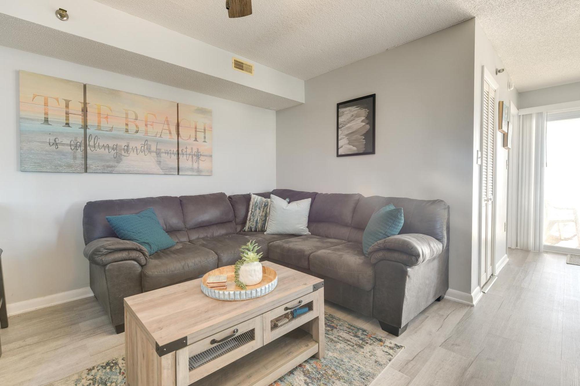 Oceanfront North Myrtle Beach Condo With Indoor Pool Exterior photo